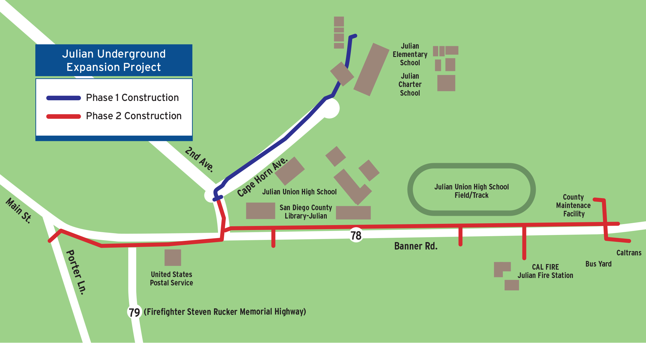 Sdg E Makes Further Investments To Underground Power Lines In Julian Project Will Allow Critical Facilities To Remain Powered During Power Shutoffs Sdge San Diego Gas Electric News Center